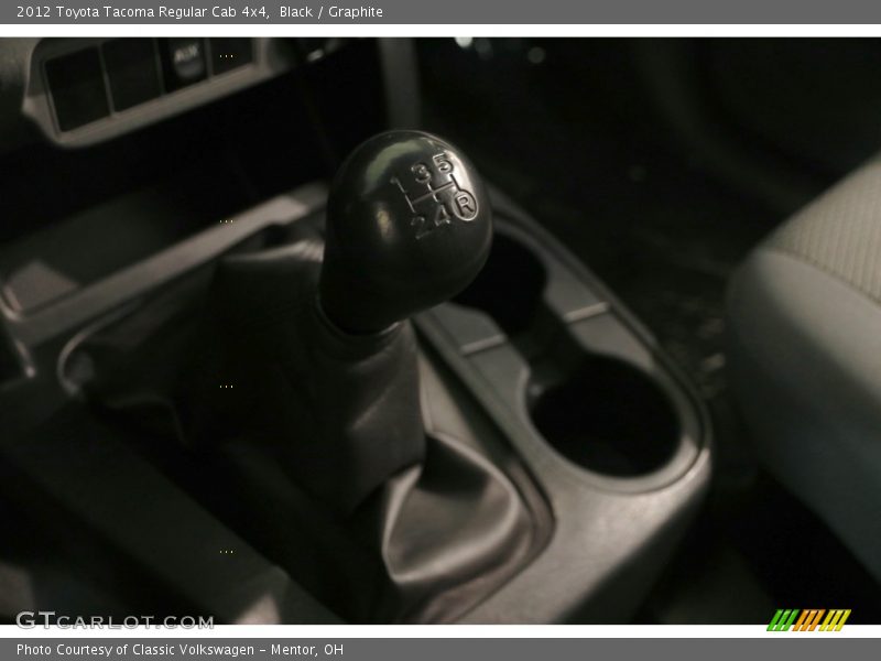 Black / Graphite 2012 Toyota Tacoma Regular Cab 4x4