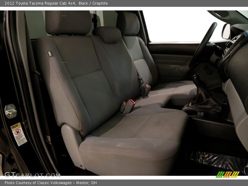 Black / Graphite 2012 Toyota Tacoma Regular Cab 4x4