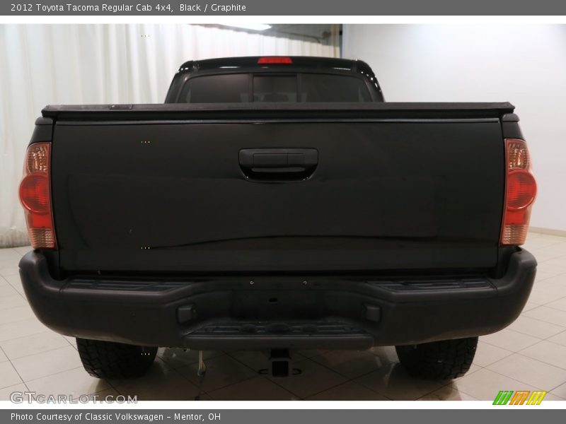 Black / Graphite 2012 Toyota Tacoma Regular Cab 4x4