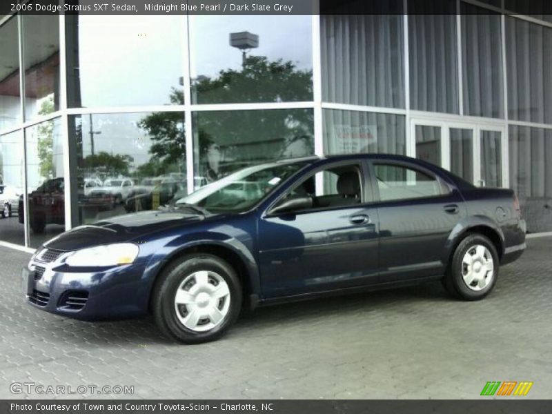 Midnight Blue Pearl / Dark Slate Grey 2006 Dodge Stratus SXT Sedan