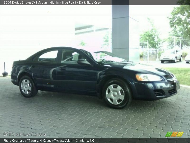 Midnight Blue Pearl / Dark Slate Grey 2006 Dodge Stratus SXT Sedan