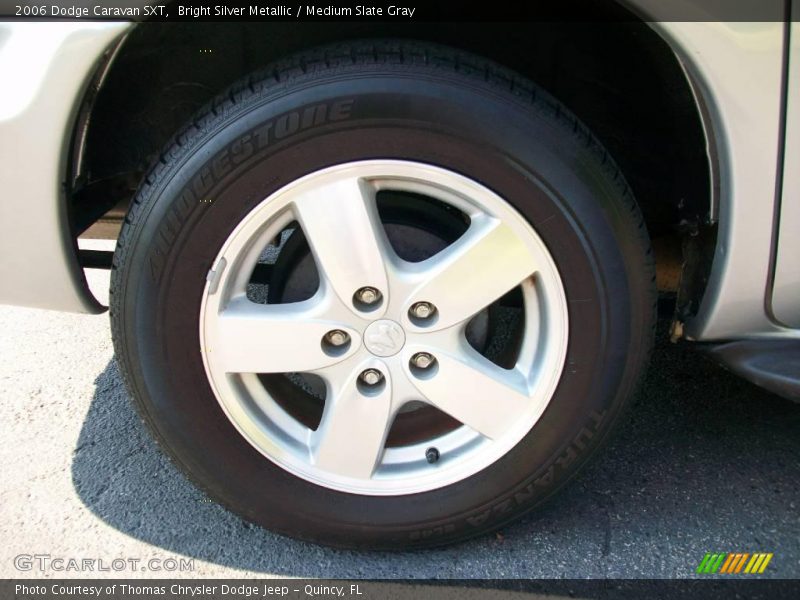 Bright Silver Metallic / Medium Slate Gray 2006 Dodge Caravan SXT