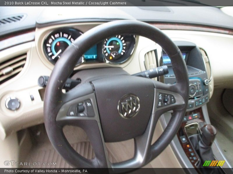 Mocha Steel Metallic / Cocoa/Light Cashmere 2010 Buick LaCrosse CXL