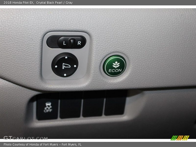 Crystal Black Pearl / Gray 2018 Honda Pilot EX