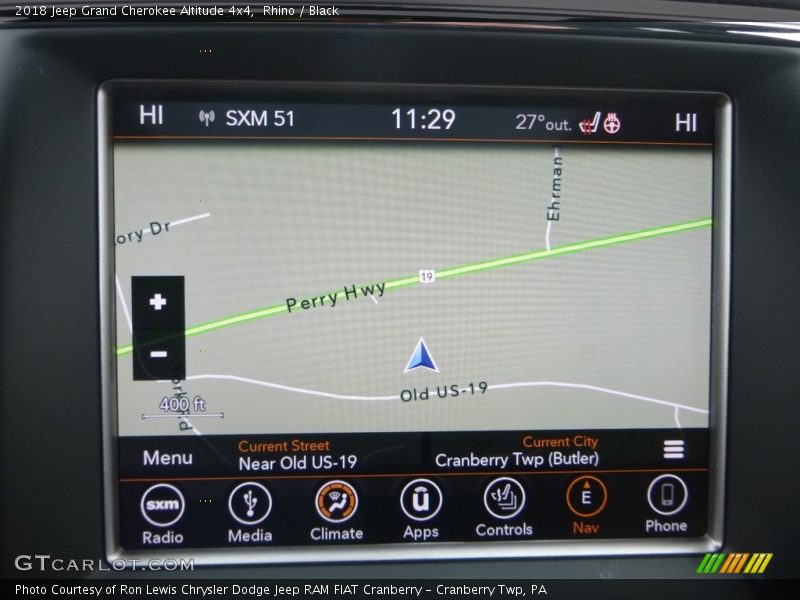 Rhino / Black 2018 Jeep Grand Cherokee Altitude 4x4