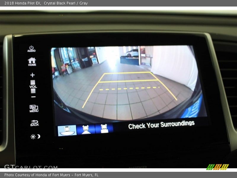 Crystal Black Pearl / Gray 2018 Honda Pilot EX