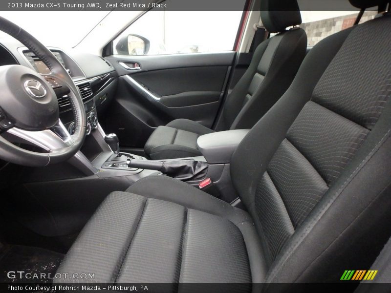 Zeal Red Mica / Black 2013 Mazda CX-5 Touring AWD