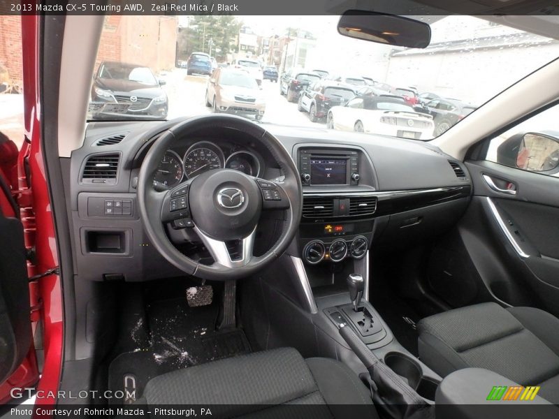 Zeal Red Mica / Black 2013 Mazda CX-5 Touring AWD