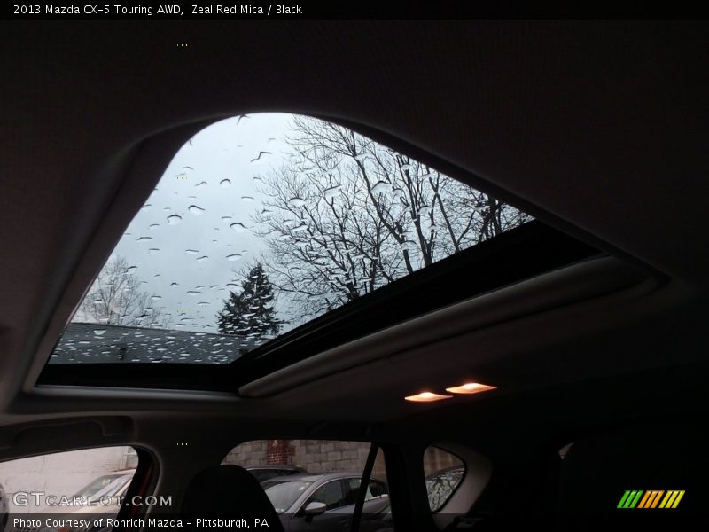 Zeal Red Mica / Black 2013 Mazda CX-5 Touring AWD