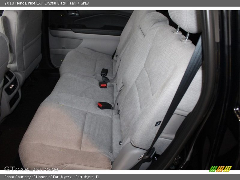 Crystal Black Pearl / Gray 2018 Honda Pilot EX