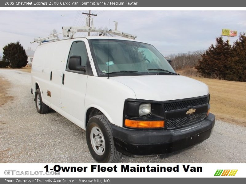 Summit White / Medium Pewter 2009 Chevrolet Express 2500 Cargo Van