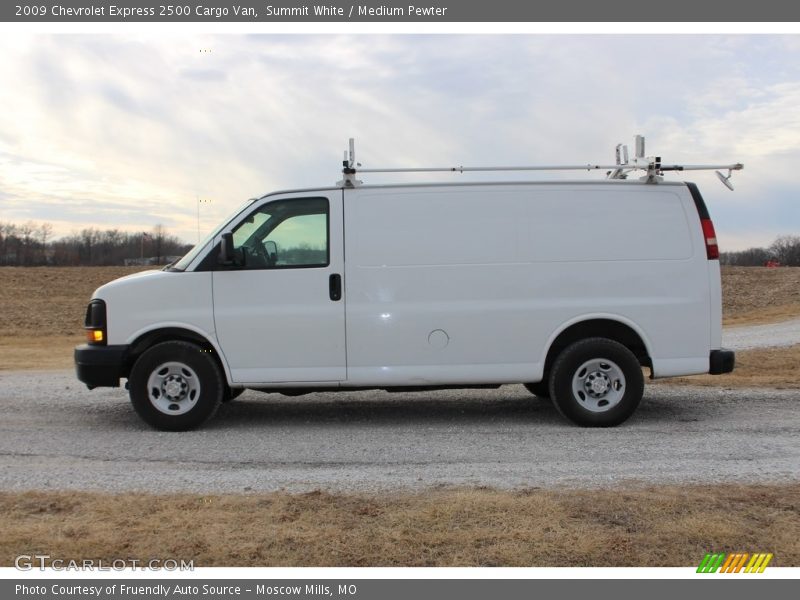 Summit White / Medium Pewter 2009 Chevrolet Express 2500 Cargo Van