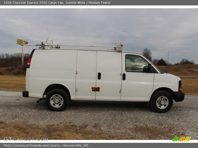 Summit White / Medium Pewter 2009 Chevrolet Express 2500 Cargo Van
