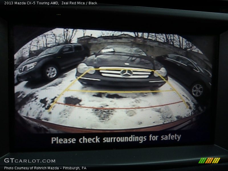 Zeal Red Mica / Black 2013 Mazda CX-5 Touring AWD
