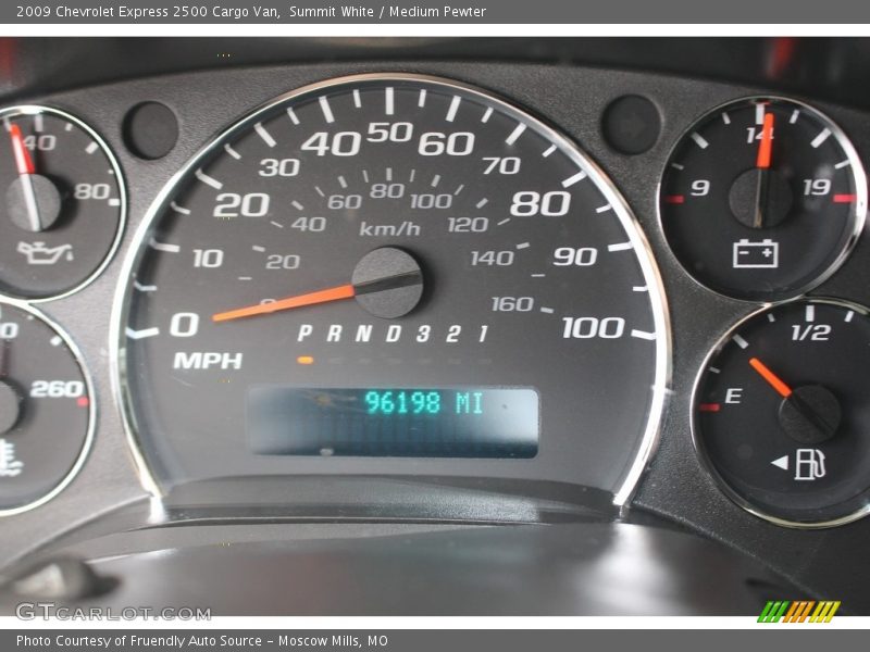 Summit White / Medium Pewter 2009 Chevrolet Express 2500 Cargo Van