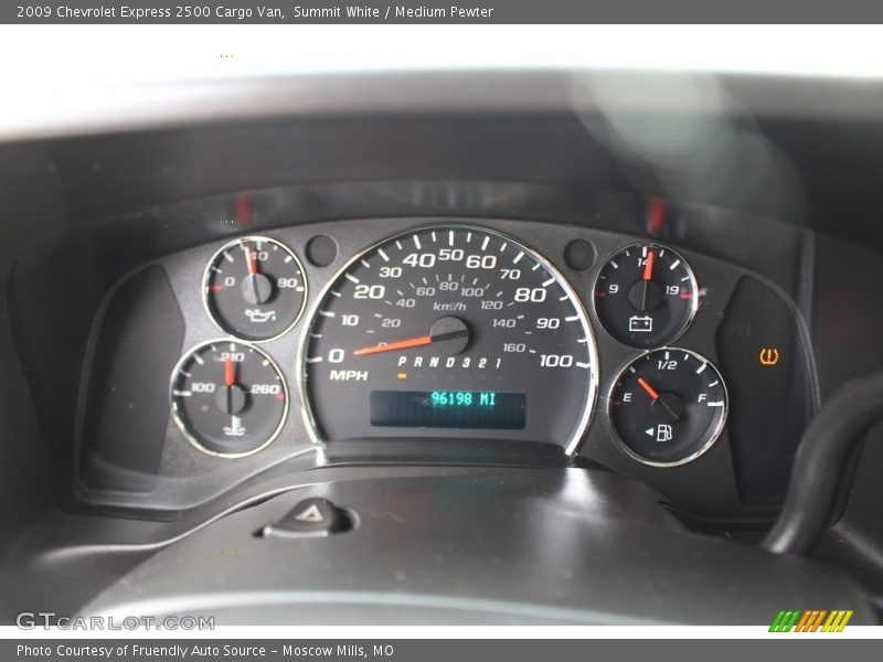 Summit White / Medium Pewter 2009 Chevrolet Express 2500 Cargo Van