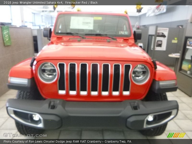 Firecracker Red / Black 2018 Jeep Wrangler Unlimited Sahara 4x4
