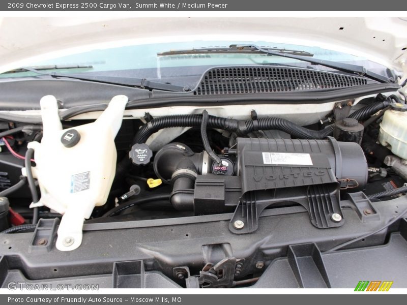 Summit White / Medium Pewter 2009 Chevrolet Express 2500 Cargo Van