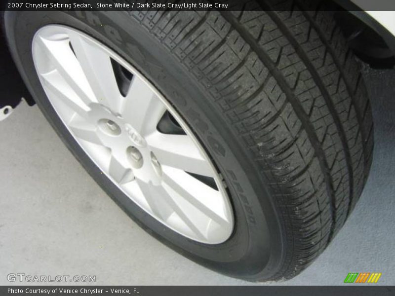 Stone White / Dark Slate Gray/Light Slate Gray 2007 Chrysler Sebring Sedan