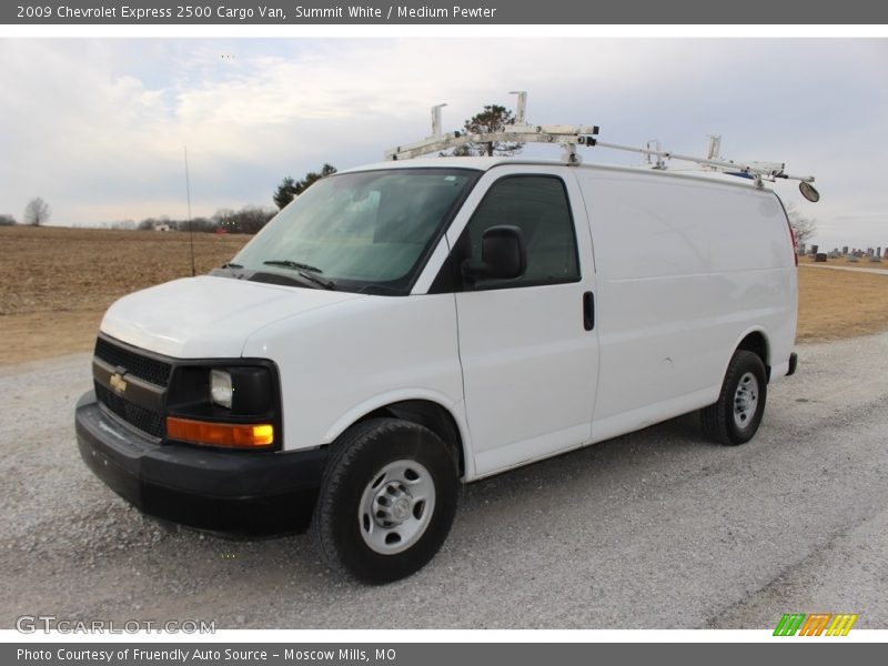 Summit White / Medium Pewter 2009 Chevrolet Express 2500 Cargo Van