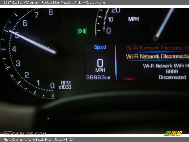 Radiant Silver Metallic / Shale w/Cocoa Accents 2017 Cadillac XTS Luxury