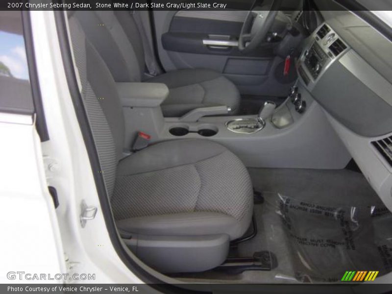 Stone White / Dark Slate Gray/Light Slate Gray 2007 Chrysler Sebring Sedan
