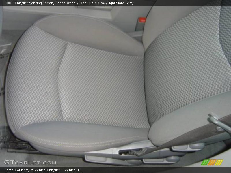 Stone White / Dark Slate Gray/Light Slate Gray 2007 Chrysler Sebring Sedan