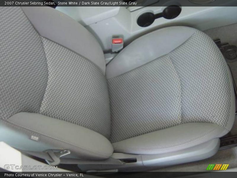Stone White / Dark Slate Gray/Light Slate Gray 2007 Chrysler Sebring Sedan