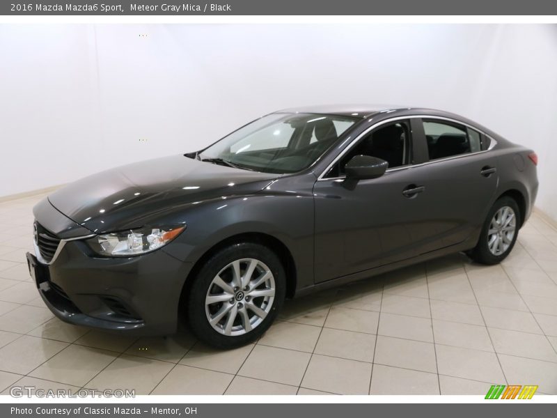 Meteor Gray Mica / Black 2016 Mazda Mazda6 Sport