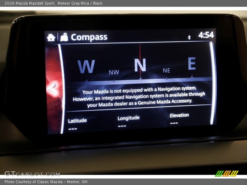 Meteor Gray Mica / Black 2016 Mazda Mazda6 Sport