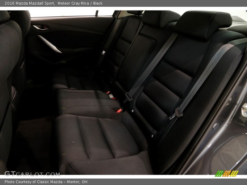 Meteor Gray Mica / Black 2016 Mazda Mazda6 Sport