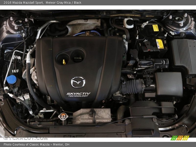 Meteor Gray Mica / Black 2016 Mazda Mazda6 Sport