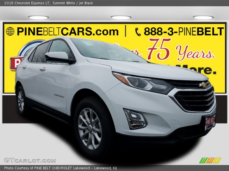 Summit White / Jet Black 2018 Chevrolet Equinox LT