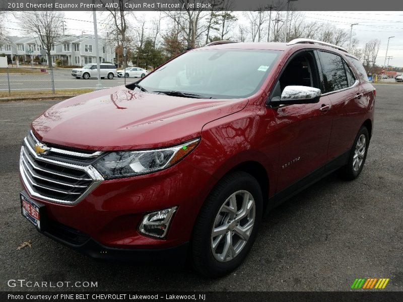 Cajun Red Tintcoat / Jet Black 2018 Chevrolet Equinox Premier AWD