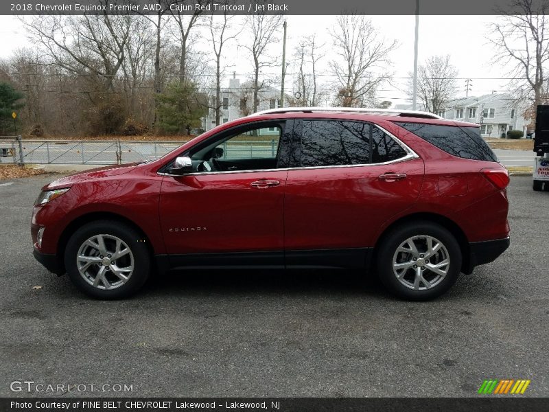 Cajun Red Tintcoat / Jet Black 2018 Chevrolet Equinox Premier AWD