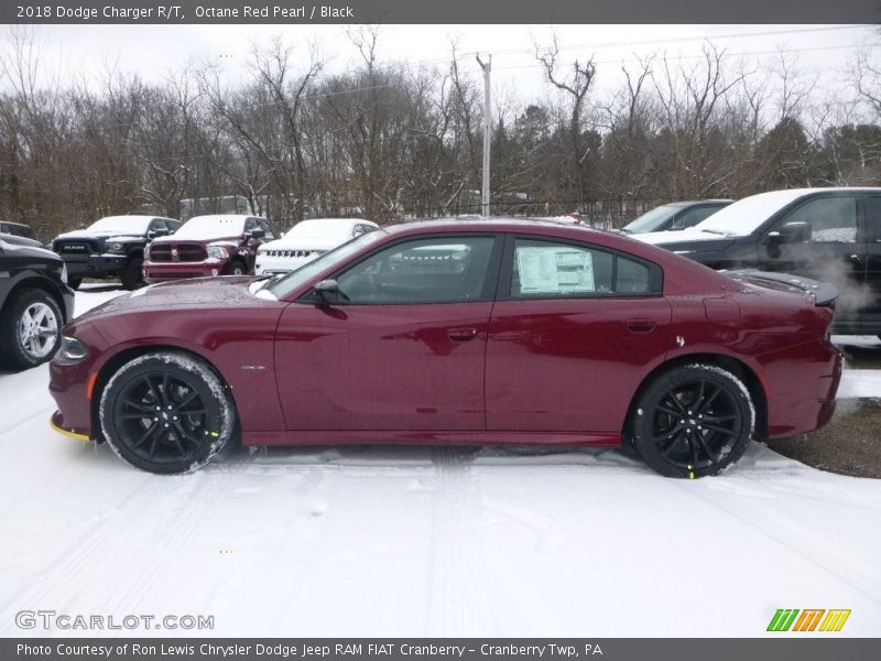 Octane Red Pearl / Black 2018 Dodge Charger R/T