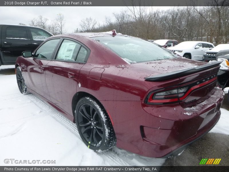 Octane Red Pearl / Black 2018 Dodge Charger R/T