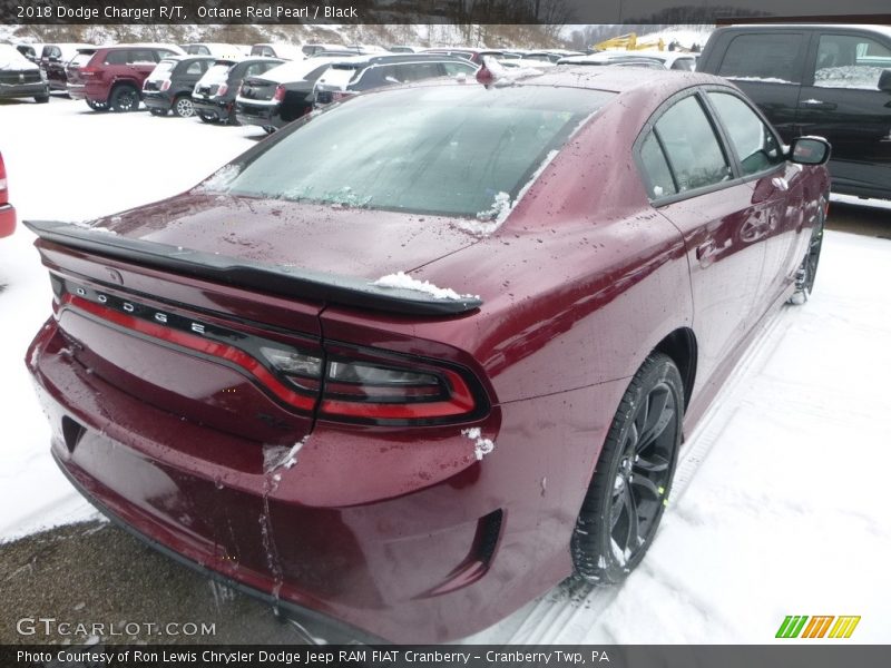 Octane Red Pearl / Black 2018 Dodge Charger R/T