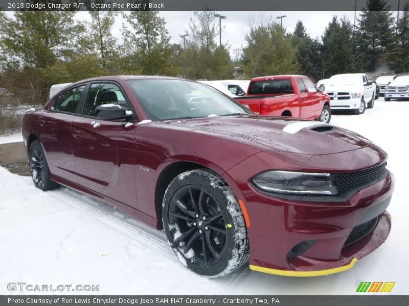 Octane Red Pearl / Black 2018 Dodge Charger R/T
