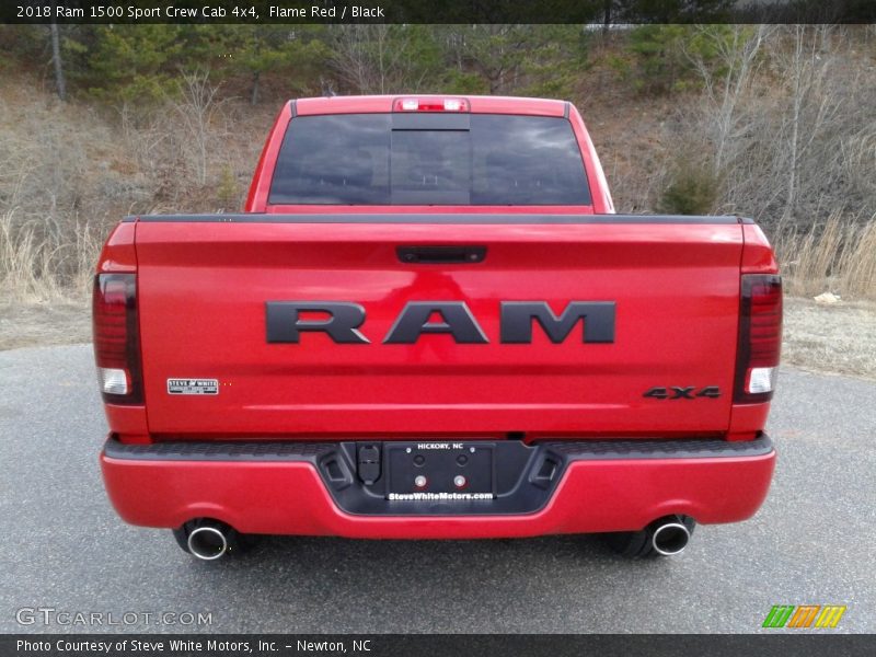 Flame Red / Black 2018 Ram 1500 Sport Crew Cab 4x4