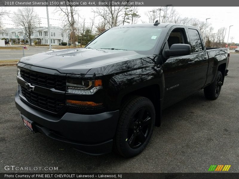 Black / Dark Ash/Jet Black 2018 Chevrolet Silverado 1500 WT Double Cab 4x4