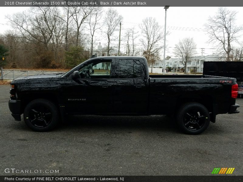 Black / Dark Ash/Jet Black 2018 Chevrolet Silverado 1500 WT Double Cab 4x4