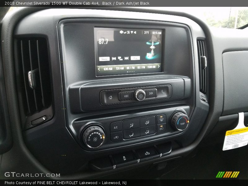 Black / Dark Ash/Jet Black 2018 Chevrolet Silverado 1500 WT Double Cab 4x4