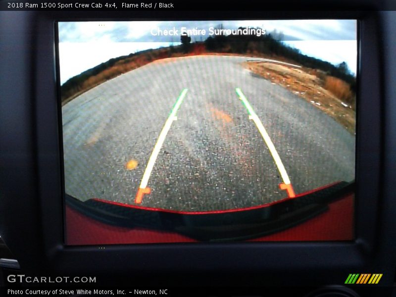Flame Red / Black 2018 Ram 1500 Sport Crew Cab 4x4