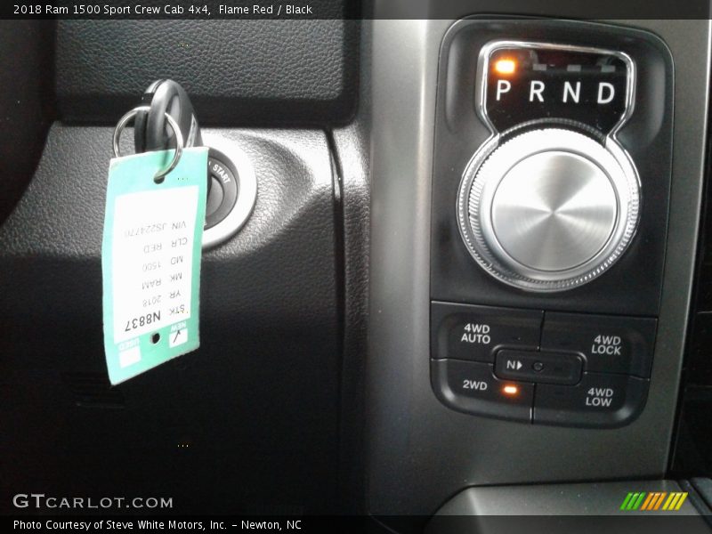Flame Red / Black 2018 Ram 1500 Sport Crew Cab 4x4