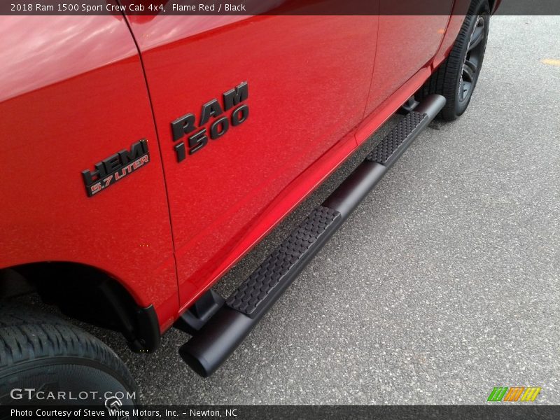 Flame Red / Black 2018 Ram 1500 Sport Crew Cab 4x4