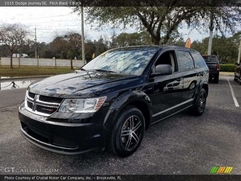 Pitch Black / Black 2015 Dodge Journey SE