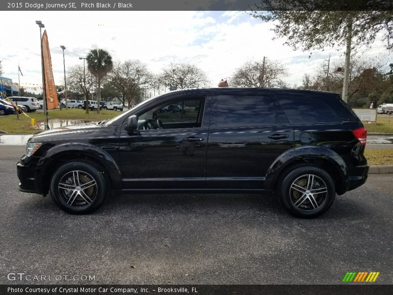 Pitch Black / Black 2015 Dodge Journey SE