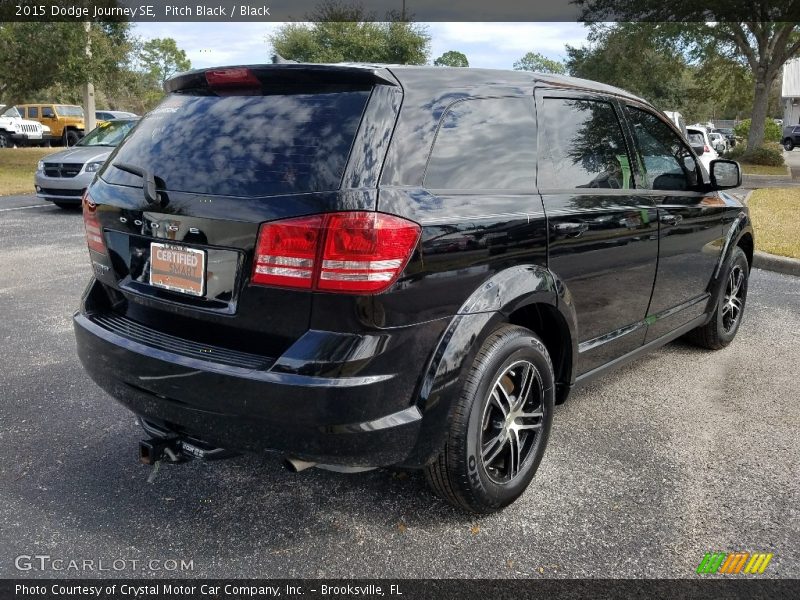 Pitch Black / Black 2015 Dodge Journey SE