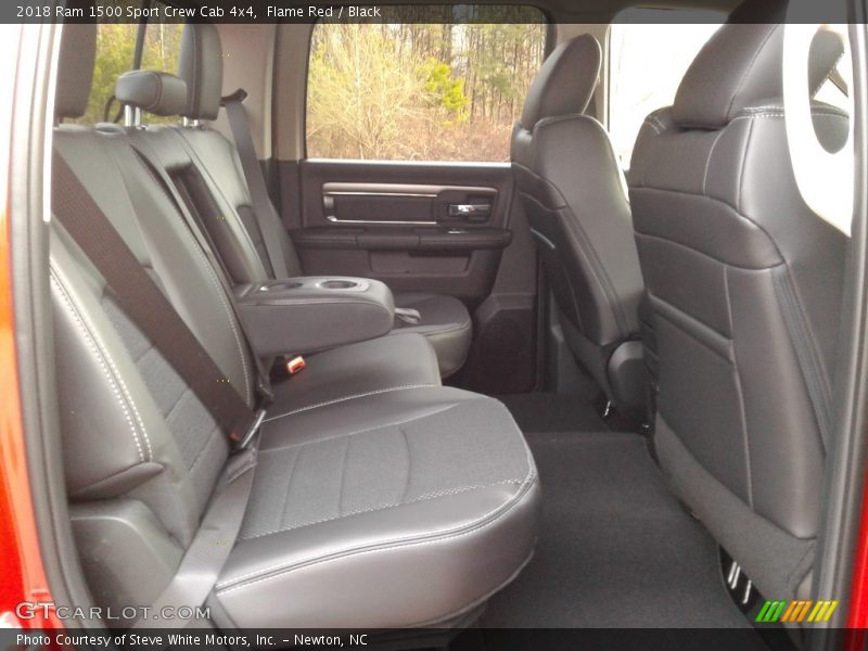 Flame Red / Black 2018 Ram 1500 Sport Crew Cab 4x4